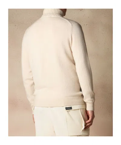 Ballantyne Diamond-shaped Cashmere Turtleneck Sweater In Neutral