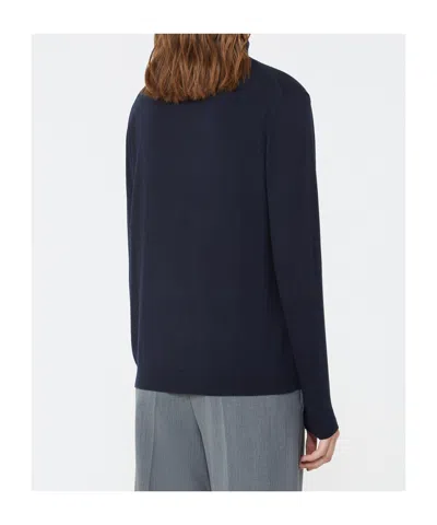 Weekend Max Mara Knit Turtleneck In Blue
