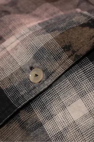 Palm Angels Checked Pattern Shirt In Multi