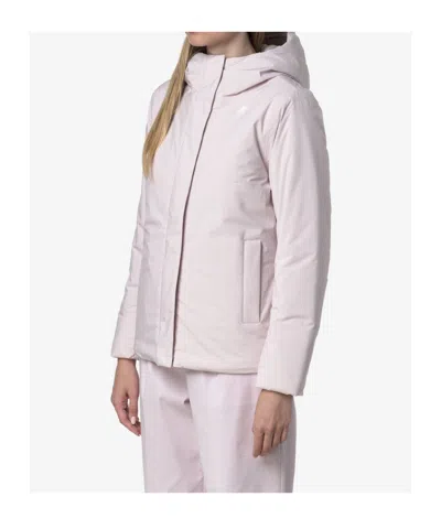 K-way Marlette Soft Touch Waterproof Jacket In White