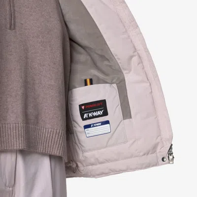 K-way Marlette Soft Touch Waterproof Jacket In White