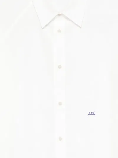 A-cold-wall* Cotton Shirt In White