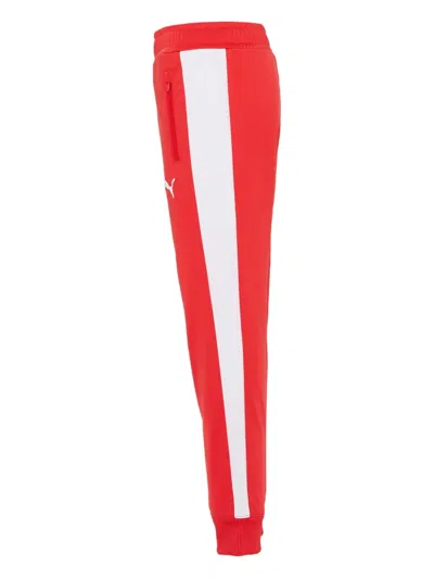 Puma Zip-pocket Track Pants In Red