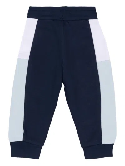 Bosswear Colour-block Track Pants In Blue