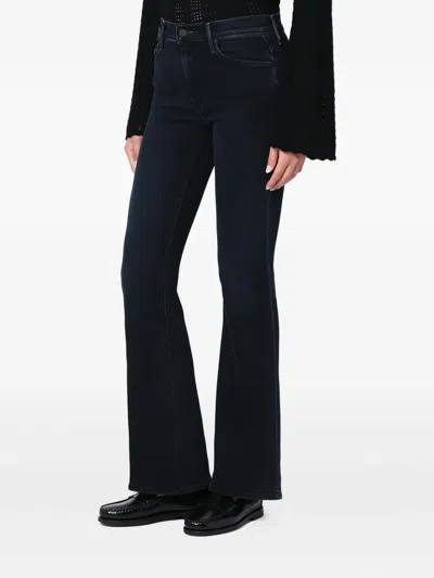 Mother The Weekender Cropped Jeans In Black In Black