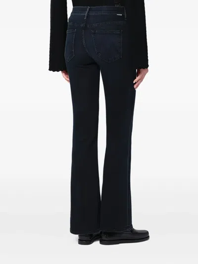 Mother The Weekender Cropped Jeans In Black In Black