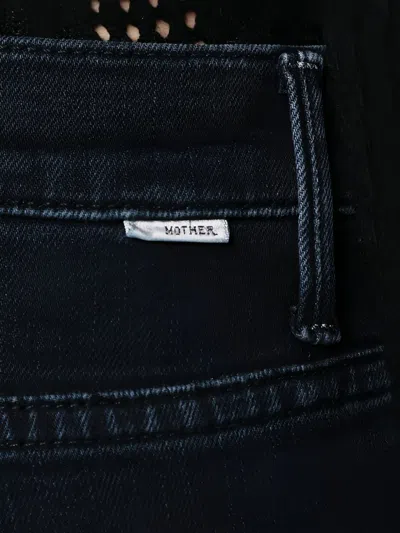 Mother The Weekender Cropped Jeans In Black In Black