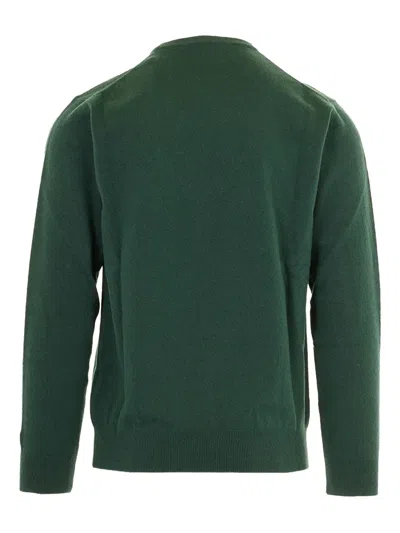 Mc2 Saint Barth Its Wine O Clock Wool And Cashmere Blend Sweater In Green