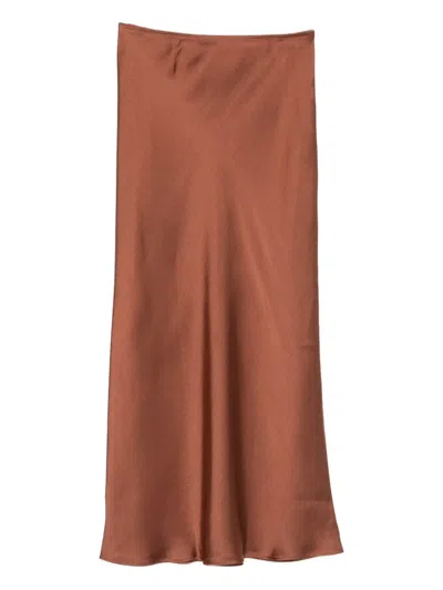 Samsoe & Samsoe Saagneta Maxi Skirt In Brown