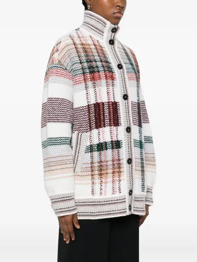 Missoni Wool Cardigan Sweaters And Cardigans Multicolor In Multi