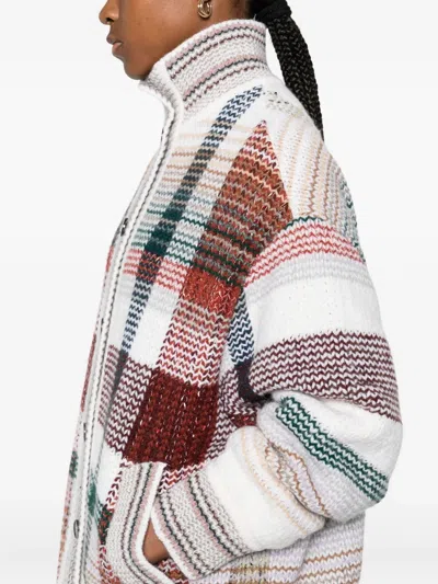 Missoni Wool Cardigan Sweaters And Cardigans Multicolor In Multi