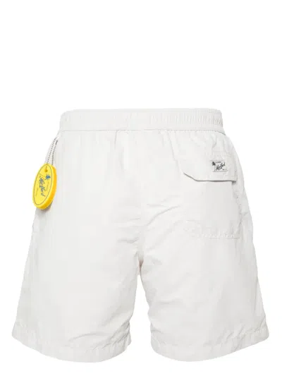 Hartford Drawstring-waist Swim Shorts In White