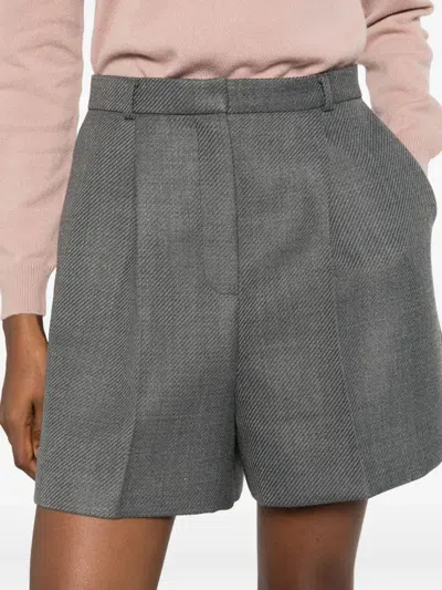 Herskind Reggy Mid Waist Shorts In Gray