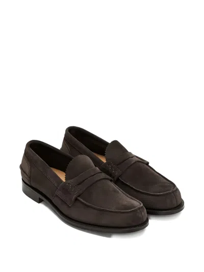 Church's Pembrey Suede Penny Loafer In Brown