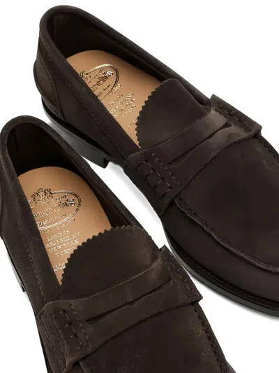 Church's Pembrey Suede Penny Loafer In Brown