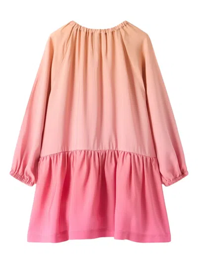 Il Gufo Ruffled Dress In Pink