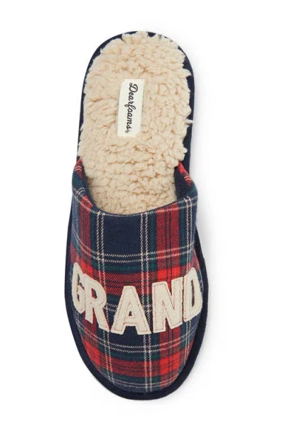 Dearfoams Carson Grandbear Faux Shearling Slipper In Multi