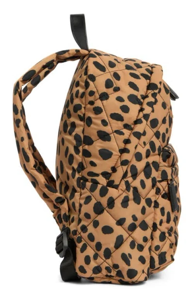 Marc Jacobs Cheetah Diamond Quilt Backpack In Brown