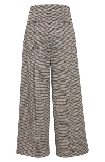 Ichi Kate Cameleon Trousers In Gray