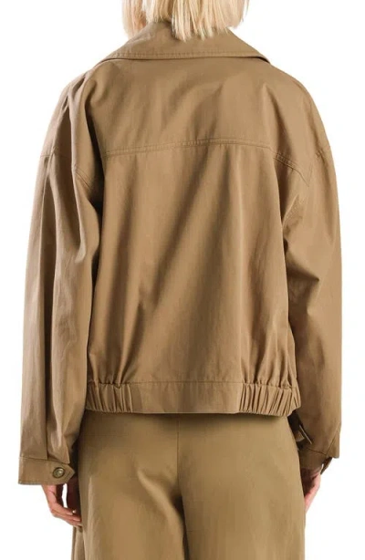 Freemarket Solid Cotton Jacket In Brown