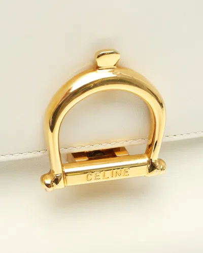 Celine Céline Vintage Box Bag In White