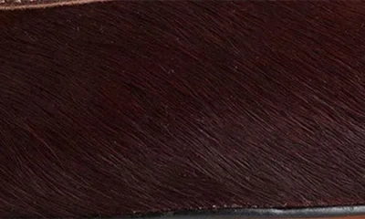 Madewell The Remy Calf Hair Mary Jane Flat In Brown