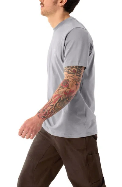 Arc'teryx Kragg Logo Cotton Graphic T-shirt In Gray