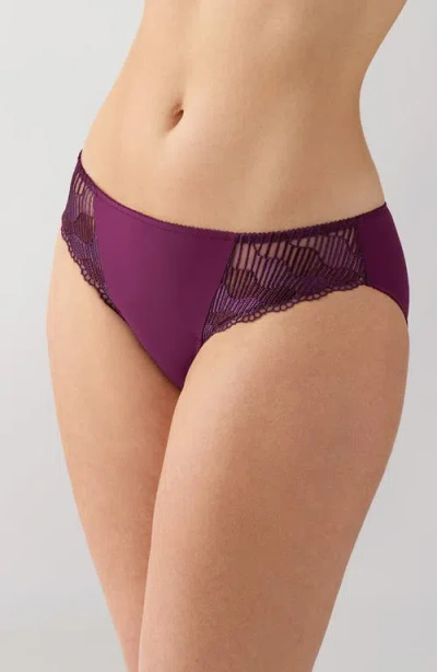 Wacoal La Femme Bikini In Burgundy