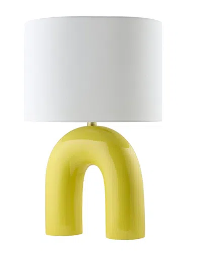 Surya Furnas Accent Table Lamp In Yellow