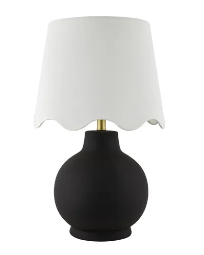 Surya Firkel Accent Table Lamp In Black