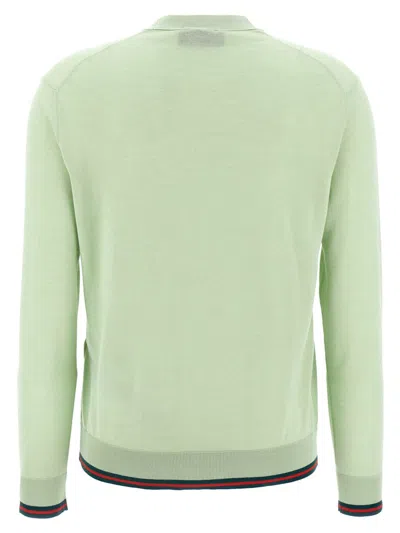 Gucci Extra Fine Cashmere Silk Cardigan In Green