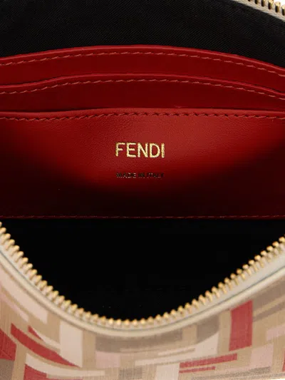 Fendi Baguette Clutch Multicolor In Neutral