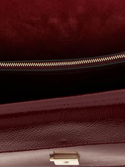 Gucci Womens Rosso Ancora Dionysus Chain-strap Leather Shoulder Bag In Red