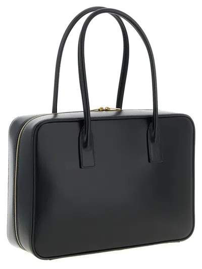 Saint Laurent Sac De Jour Bauletto Top Handle Shoulder Bag In Black