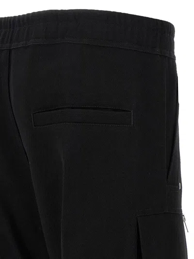 Rick Owens Wide-leg Trousers With High Waist And Utility Pockets In Black