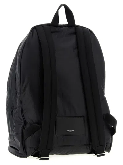Saint Laurent Urban Style Backpack Featuring Multiple Elements In Black