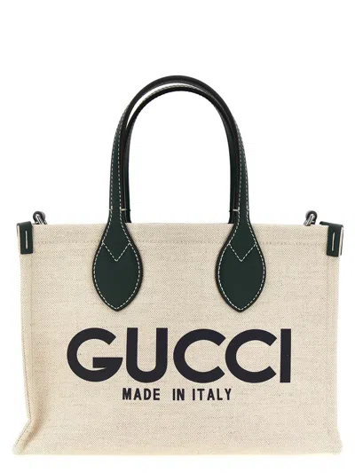 Gucci Mini Logo Shopping Bag Tote Bag Multicolor In Multi