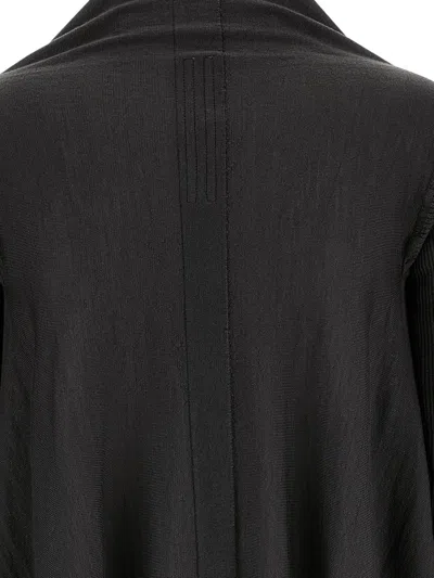 Rick Owens Medium Wrap Cardigan In Black