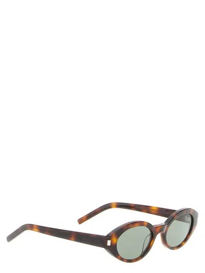 Saint Laurent Sl 567 Sunglasses In Green
