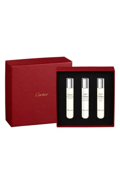 Cartier Masculine Fragrance Discovery Set In Transparent