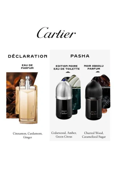 Cartier Masculine Fragrance Discovery Set In Transparent