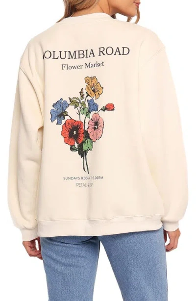 Petal And Pup Petal & Pup Flower Market Graphic Sweatshirt In Neutral
