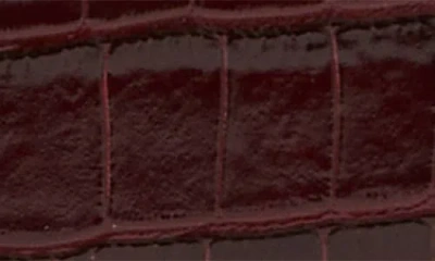 B-low The Belt Milla Croc Embossed Leather Belt In Brown