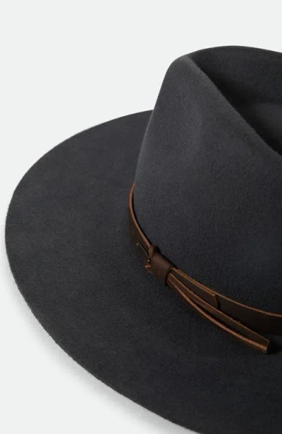 Brixton Hawkins Wool Cowboy Hat In Blue