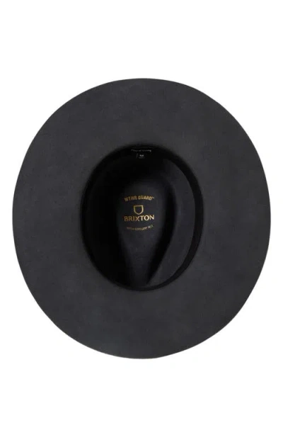 Brixton Hawkins Wool Cowboy Hat In Blue
