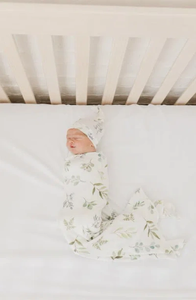 Copper Pearl Boone Swaddle Blanket In Green