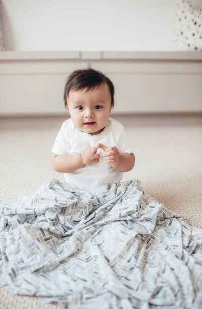Copper Pearl Boone Swaddle Blanket In Gray