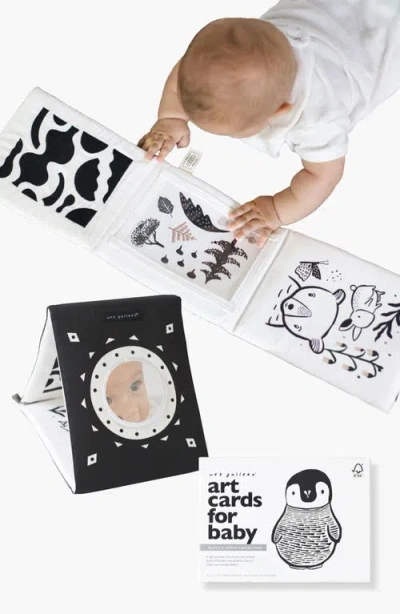Wee Gallery Tummy Time Gallery  With Mirror And Art Cards For Baby Bundle In Multi