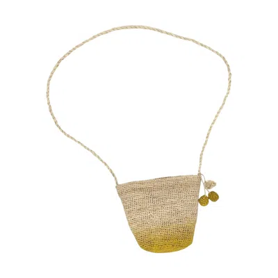 Bonpoint Braided Straw Shoulder Bag In Neutral