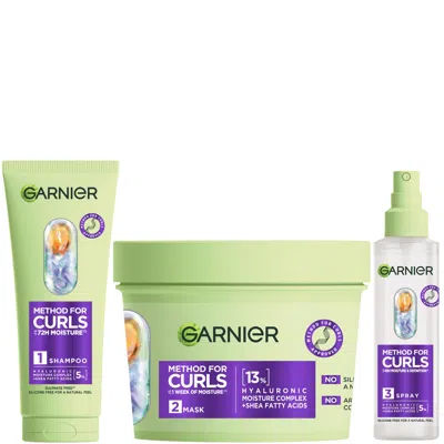 Garnier Hair Garnier Method For Curls 3-step Routine Bundle